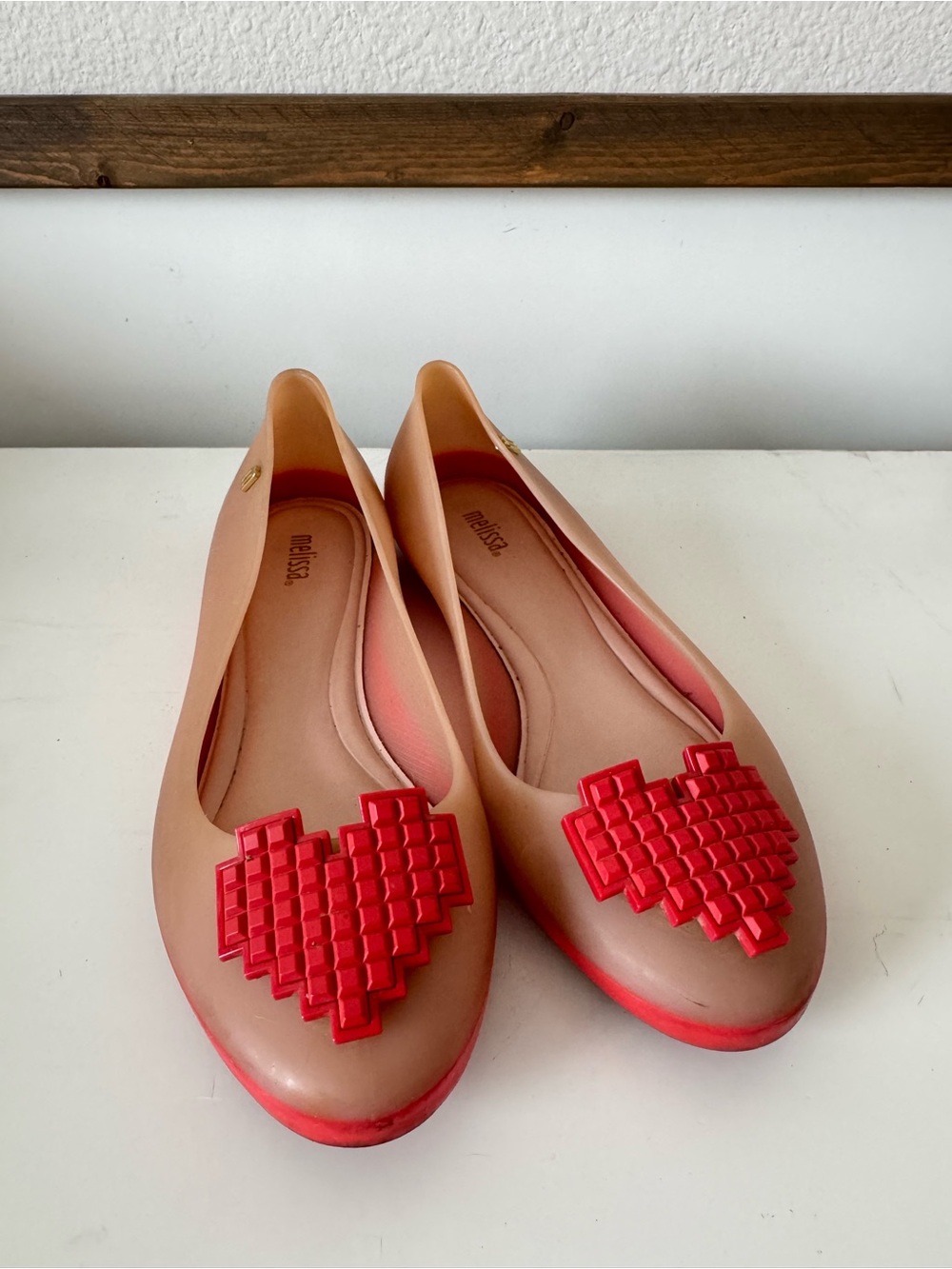 Melissa Women's Color Feeling Heart ballet flats